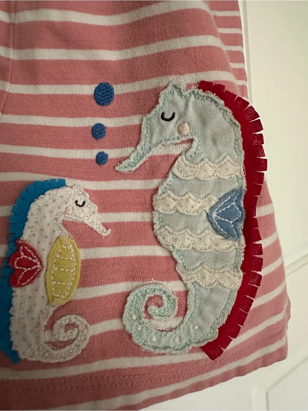 Baby Boden seahorse dress, size 12-18 months